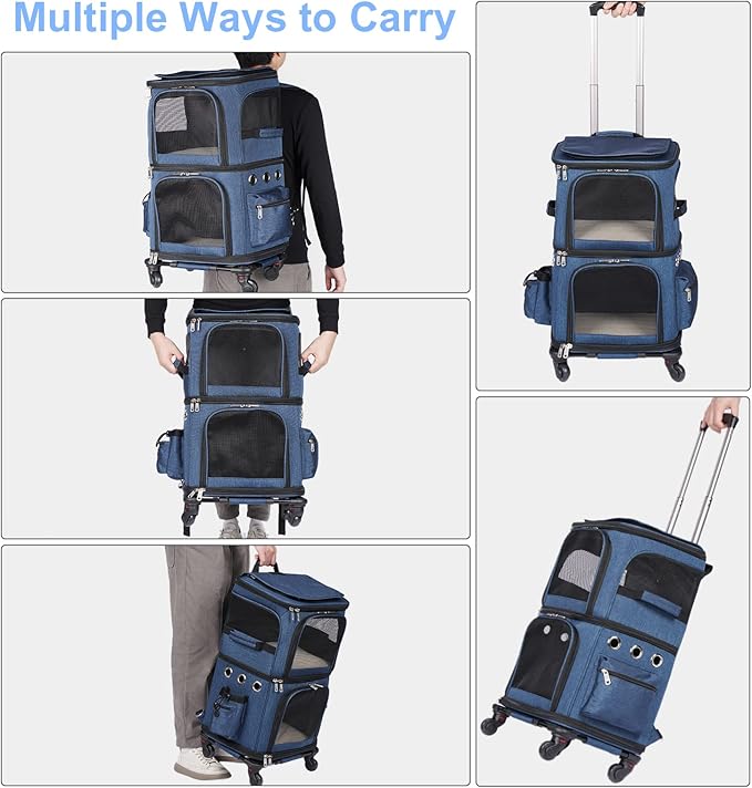 HOVONO Double-Compartment Pet Carrier Backpack - Image 4