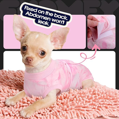 FUAMEY Recovery Suit for Dogs After Surgery, Soft Breathable Dog Bodysuit - Image 8