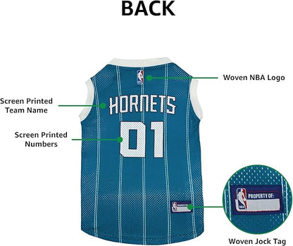 Pets First NBA Charlotte Hornets Dog Jersey, Medium- Tank Top Basketball Pet - Image 7
