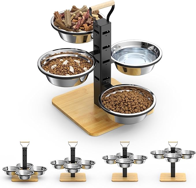 Elevated Dog Bowls Stand by CACHOLIV