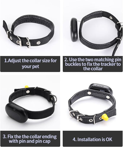 Dog GPS Tracker with Health Monitoring: Real-Time Pet Tracker Collar Attachment - Image 6