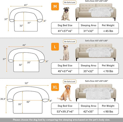 Calming Dog Bed Fluffy Plush Dog Mat - Image 5