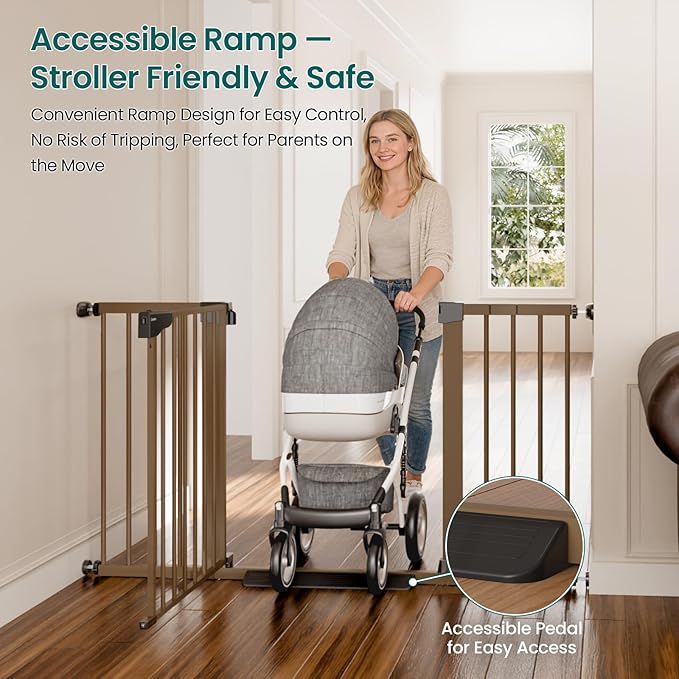 Cumbor 30-54" Extra Wide Baby Gate - Image 5
