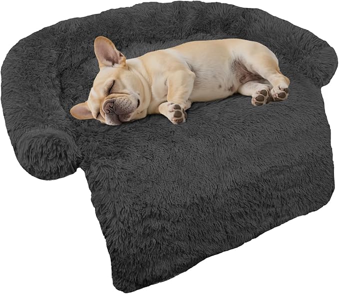Calming Dog Bed Fluffy Plush Dog Mat by GGIB