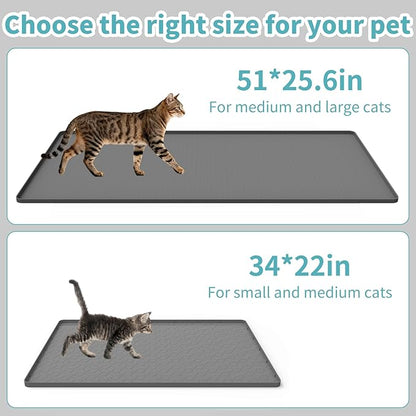 Cat Litter Mat, Silicone Cat Litter Box Mat - Image 5