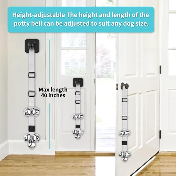 COOYOO Dog Doorbells, Adjustable Potty Training Dog Bells, Upgraded - Image 7