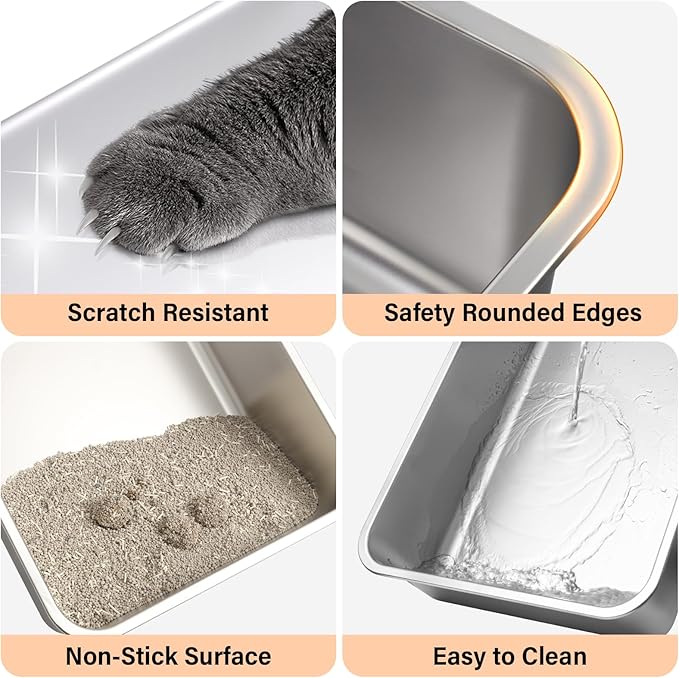 Stainless Steel Cat Litter Box - Image 7