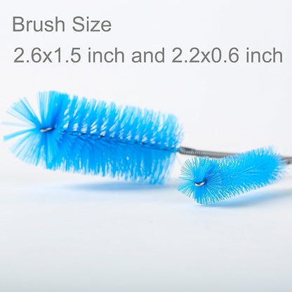 SLSON Aquarium Filter Brush Flexible Double Ended Bristles Hose Pipe Cleaner - Image 3