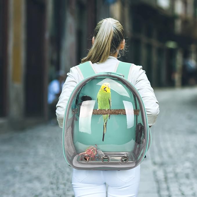 Bird Backpack, Bird Carrier Travel Cage - Image 8