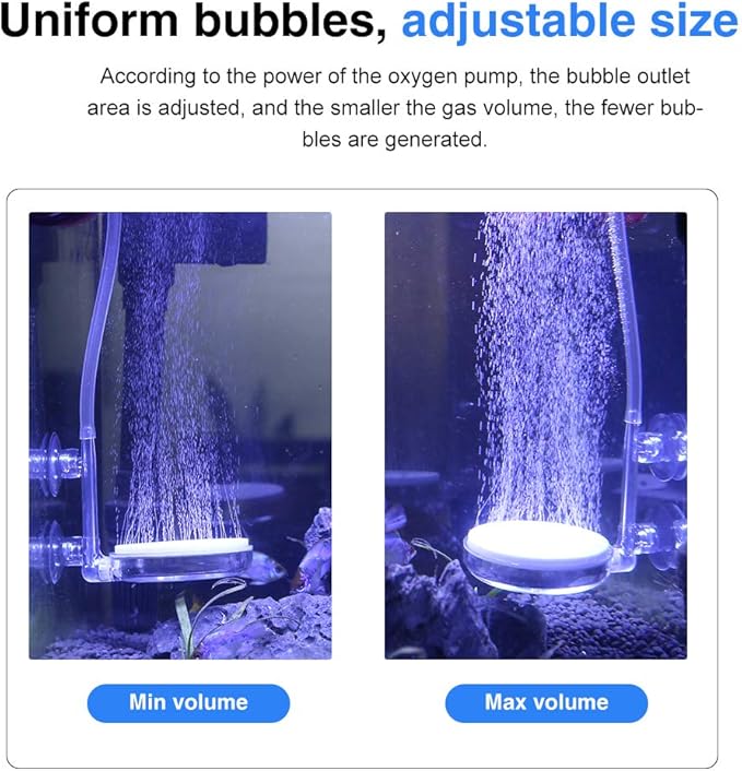 Upettools Aquarium Air Stone Fish Tank Nano Bubble Stone Kit - Image 6