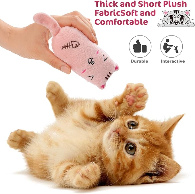 Legendog 5Pcs Catnip Toy, Cat Chew Toy Bite Resistant Catnip Toys - Image 3