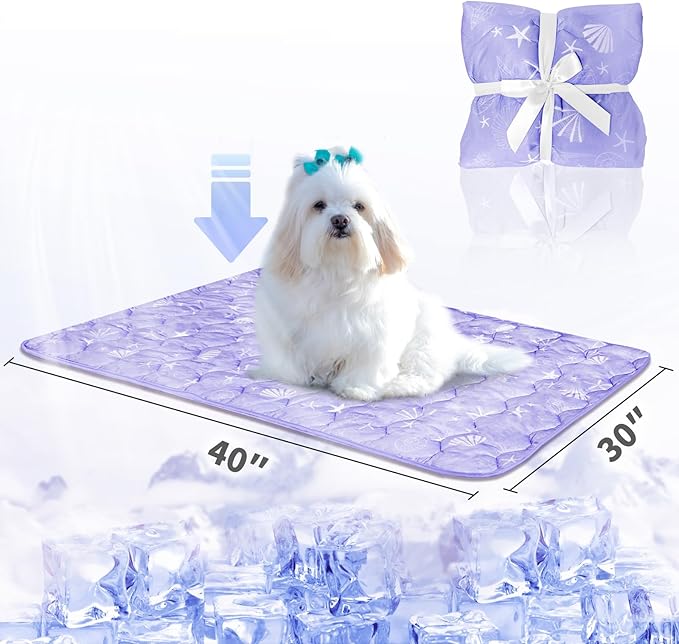 NWK Dog Cooling Blanket, Q-Max>0.345, Ice Silk Cool to Touch Material, - Image 5