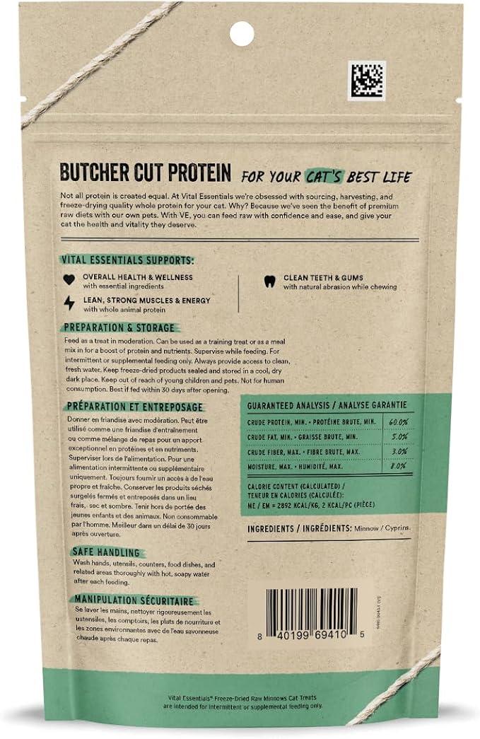 Vital Essentials Freeze Dried Raw Single Ingredient Cat Treats, 1 oz - Image 2