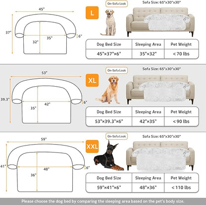 Calming Dog Bed Fluffy Plush Dog Mat - Image 5