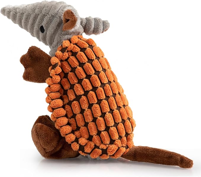 Hollypet Plush Dog Squeaky Toy Stuffed Armadillo Animal Pet Puppy Chew Toys by Hollypet