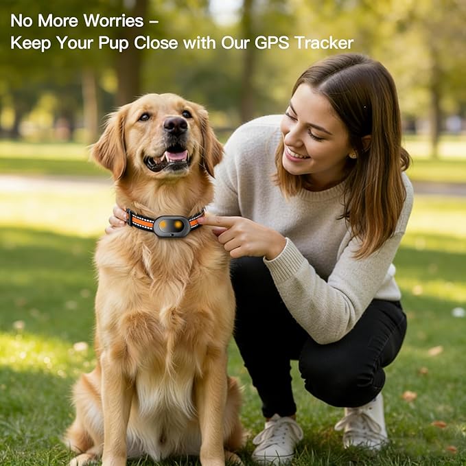 Dog GPS Tracker with Health Monitoring: Real-Time Pet Tracker Collar Attachment - Image 8