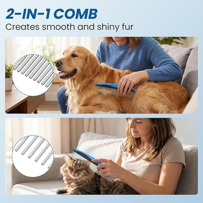 Double-Sided Pet Grooming Rake - Image 3