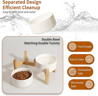 Elevated Ceramic Dog Bowl Set - Image 5