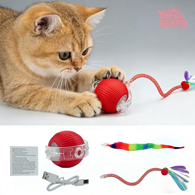 Speedy Tail 2.0 Cat Toy – 2 Replaceable Tails, Controllable Chirping, Motion - Image 8