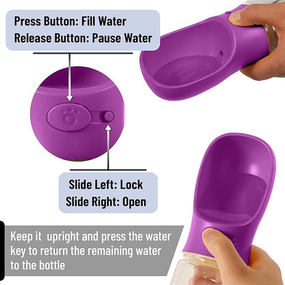 Mr. Pen- Portable Dog Water Bottle, 19 oz, Leak Proof Puppy Water Dispenser - Image 2