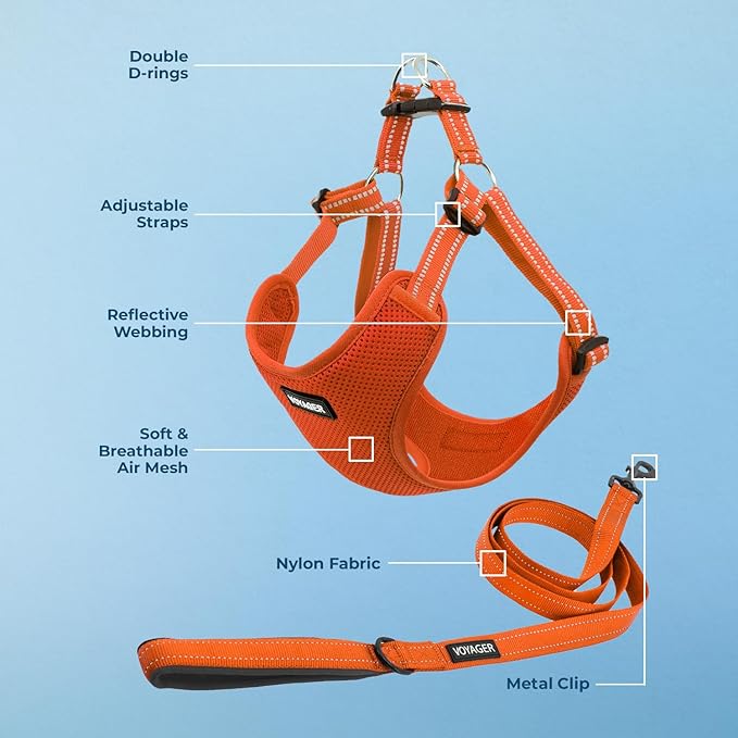 Best Pet Supplies Voyager Adjustable Step-in Flex Breathable Mesh Dog Harness - Image 3