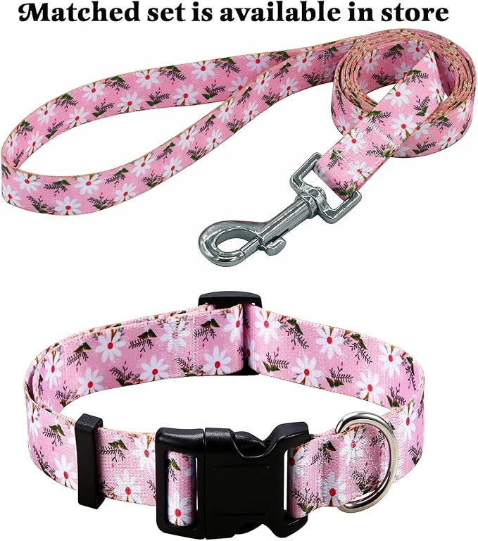 Mihqy Dog Collar with Bohemia Floral Tribal Geometric Patterns - Image 6