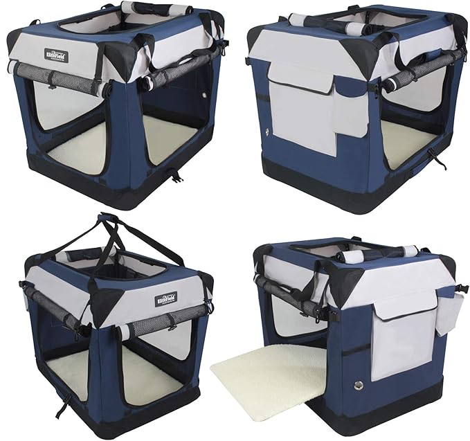 EliteField 4-Door Folding Soft Dog Crate - Image 4