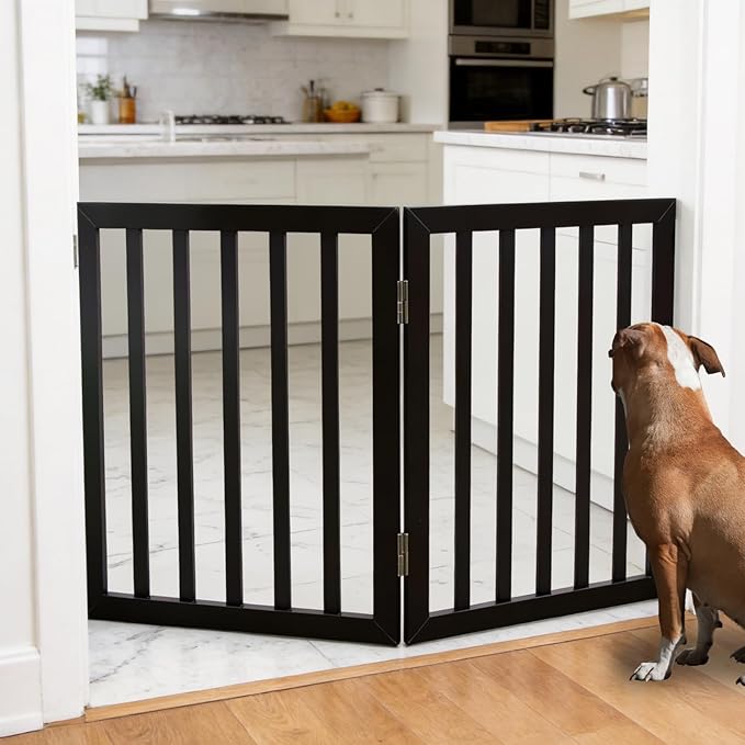 Dog Gate Indoor, Freestanding Dog Fence - Image 2