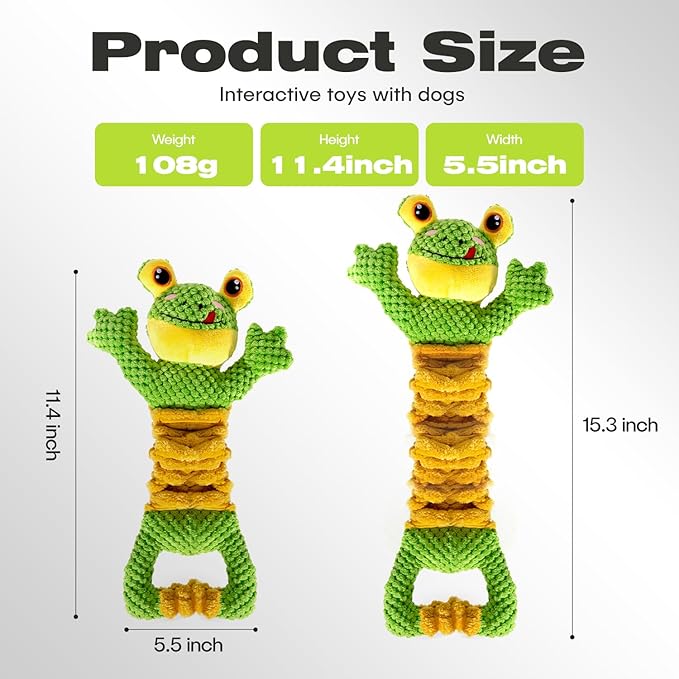 Sedioso Dog Tug Toy, Durable Dog Toys Large Breed, Tug of War Dog Squeaky Toy - Image 5