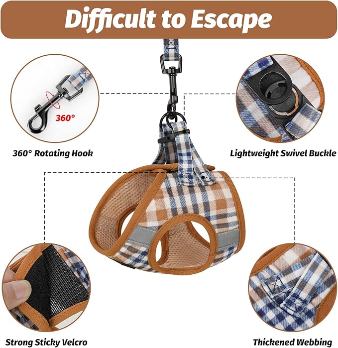 FAYOGOO Cat Harness and Leash Set) - Image 3