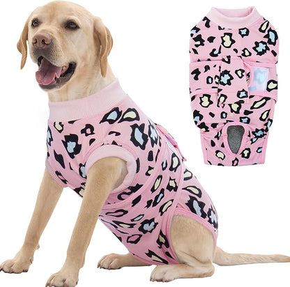 FUAMEY Recovery Suit for Dogs After Surgery, Soft Breathable Dog Bodysuit by FUAMEY
