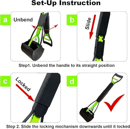 ienjoyed 2-Pack Pooper Scooper for Large Small Dogs Heavy Duty, Dog Poop Grabber - Image 8