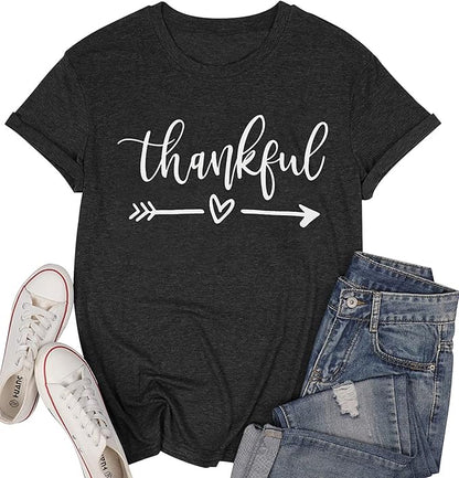 NIUBIA Women's T Shirts Summer Tops Simple Heart Graphic Shirts Sayings Short by NIUBIA