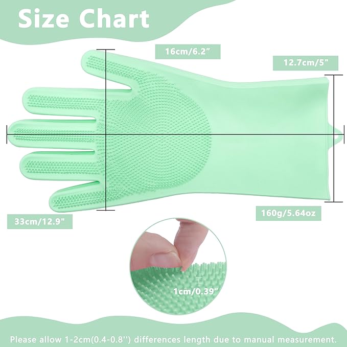Pet Grooming Gloves—Dog Washing Gloves - Image 2