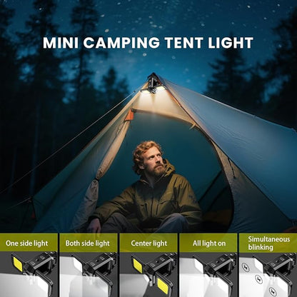 MAKDAK 4PC Cob Keychain Work Light EDC Rechargeable Foldable Keychain Flashlight - Image 8