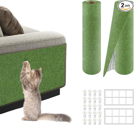 2Pack Total 78.7"x15.8" Cat Scratch Mat by ZLAFM