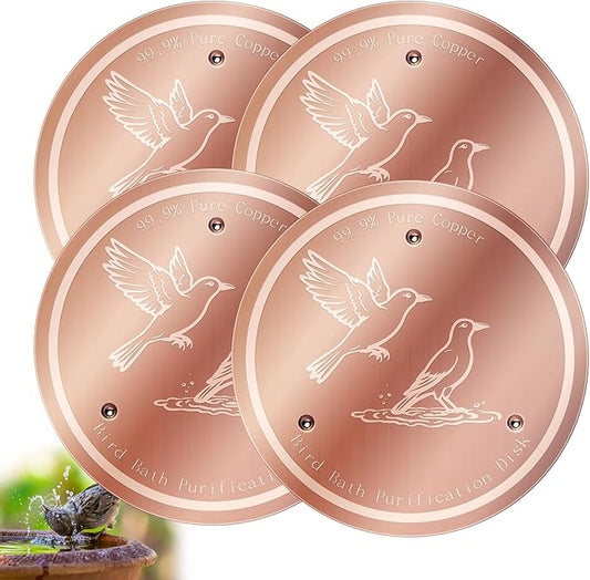 Bird Bath Copper Disk, 99.99% Pure Copper Bird Bath Cleaner, Triple-Point by Unknown
