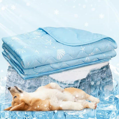 NWK Dog Cooling Blanket, Q-Max>0.345, Ice Silk Cool to Touch Material, - Image 7