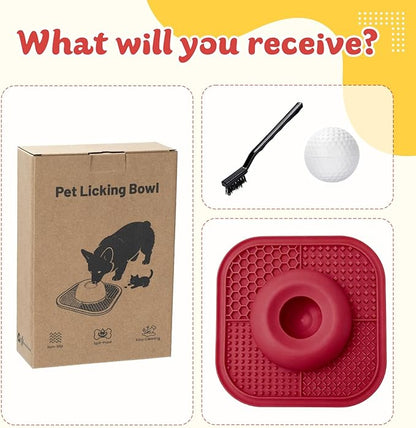 Slow Feeder Dog Bowls & Lick Mat - Image 8