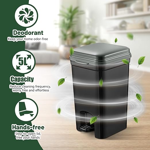 Small Trash Can for Dog Poop Cat Litter Outdoor & Indoor - Image 3