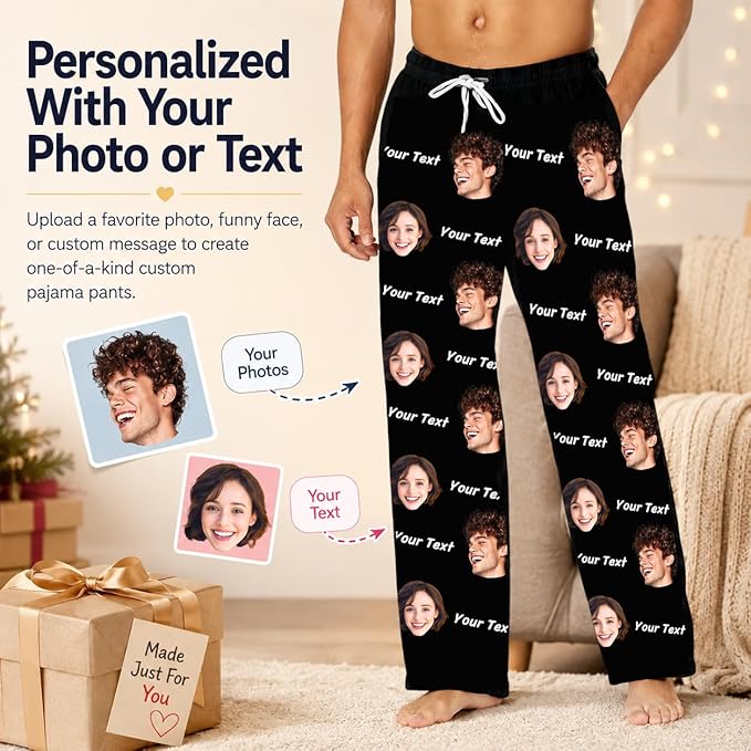 JoyBurst Custom Pajama Pants - Image 2