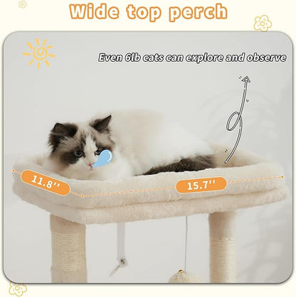 Heybly Cat Tree, Kitten Tower - Image 3