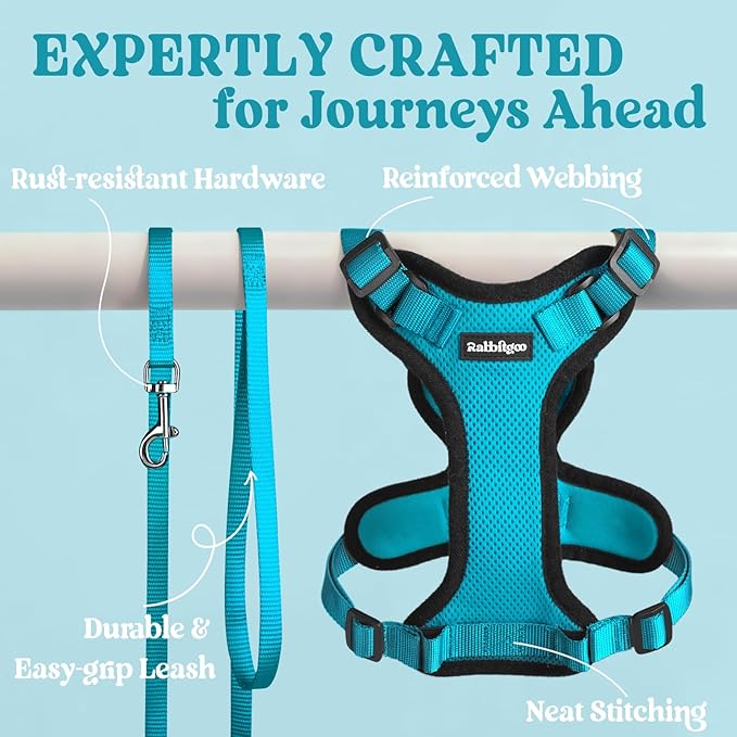 rabbitgoo Cat Harness and Leash Set, Escape Proof Vest Harness - Image 7