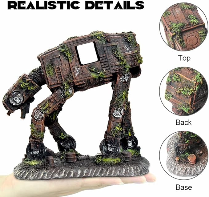 fazhongfa Fish Tank Decorations Star Wars Aquarium Accessories Small to Large - Image 4