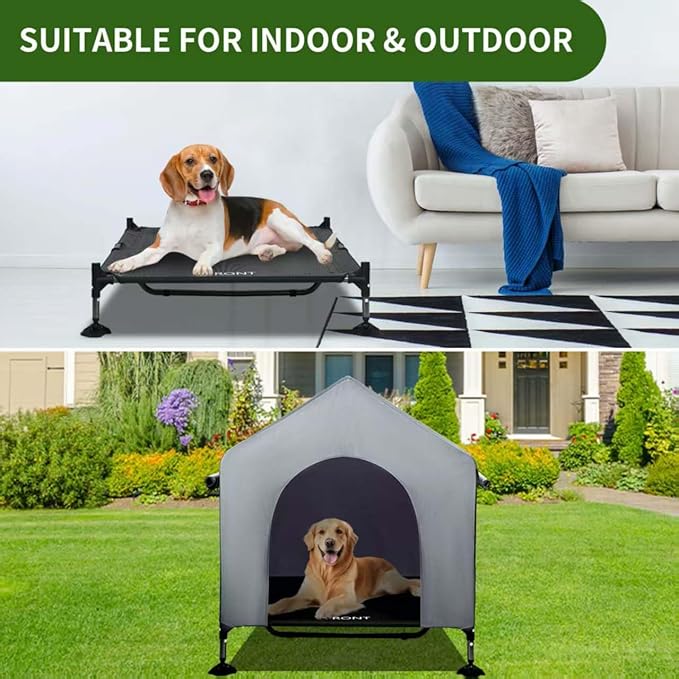 Summertrail 42" Large Dog House Outdoor Indoor - Image 5