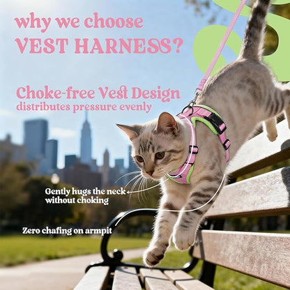 rabbitgoo Cat Harness and Leash Set, Escape Proof Vest Harness - Image 3