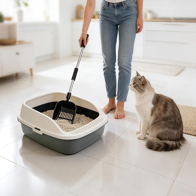 Cat Litter Scoop, Metal Litter Scooper - Image 2