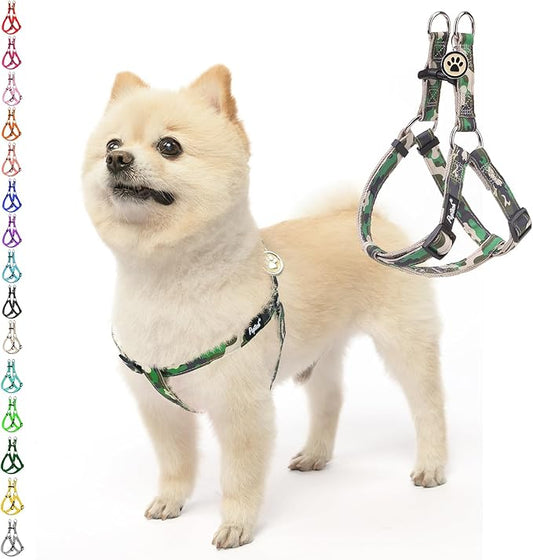 PUPTECK No Pull Dog Harness Soft Adjustable Basic Nylon Step in Puppy Vest by PUPTECK