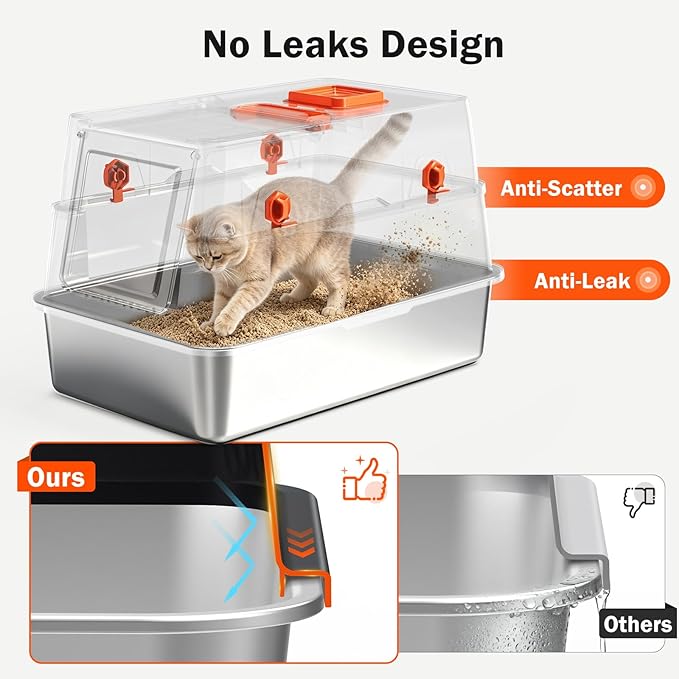 Stainless Steel Litter Box - Image 4