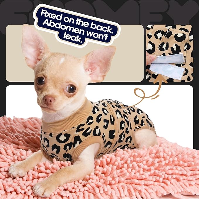 FUAMEY Recovery Suit for Dogs After Surgery, Soft Breathable Dog Bodysuit - Image 8